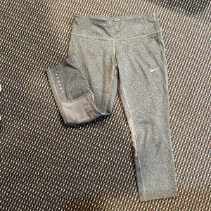 Grey Nike Dri-Fit Crop